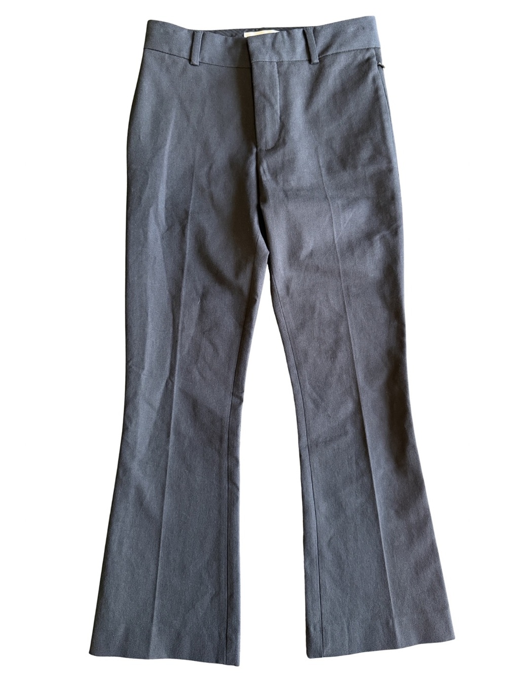 FRAME Le Crop Mini Boot Pants Black Size 0 Quiet Luxury Office Career Preppy